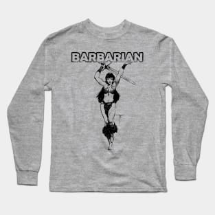 Barbarian girl one Long Sleeve T-Shirt